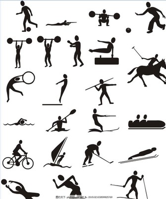 運動剪影 體育運動的藝術瞬間