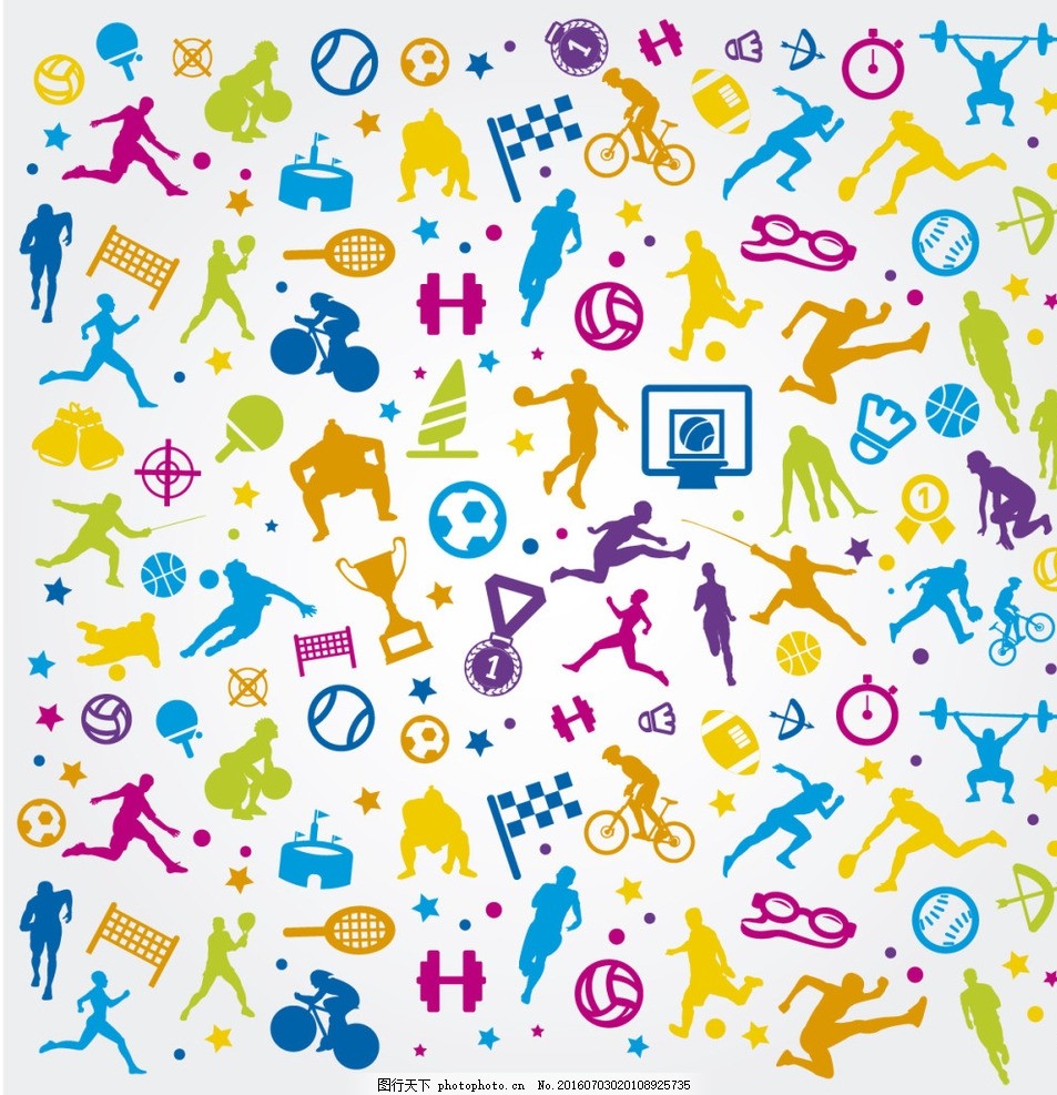 運動剪影 奧運精神與體育藝術的融合