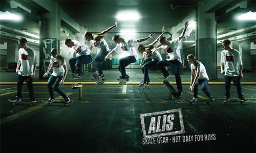 縱情冰雪，馳騁極限——ALIS Skate Gear 平面廣告設(shè)計(jì)，詮釋運(yùn)動(dòng)激情